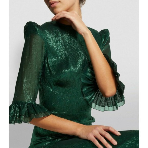 TIMELESS COLLECTIBLE THE VAMPIRE'S WIFE Silk Midi Dress Size S/M 6 UK10 NEW - Picture 5 of 16